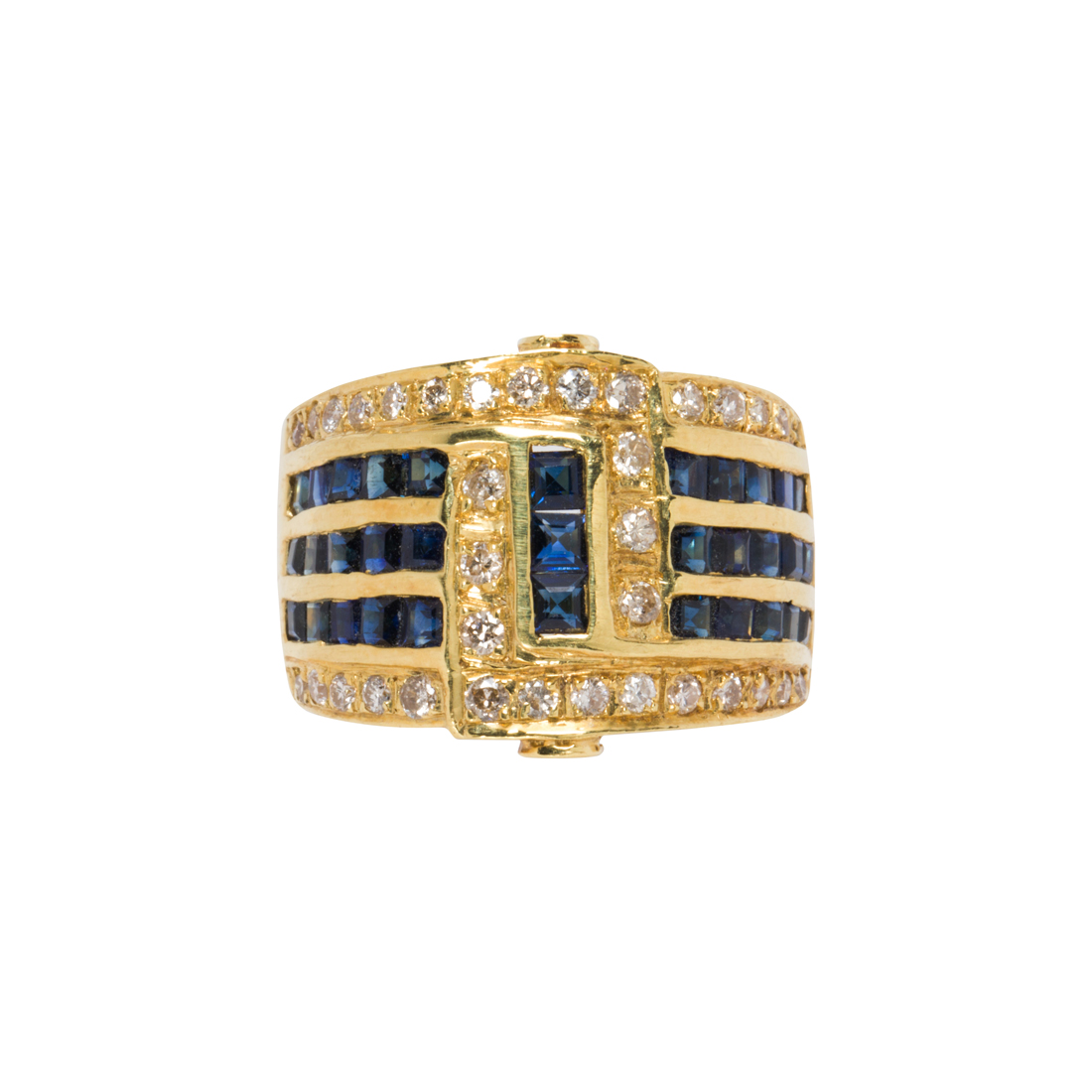 A SAPPHIRE DIAMOND AND 18K GOLD 3cdebb