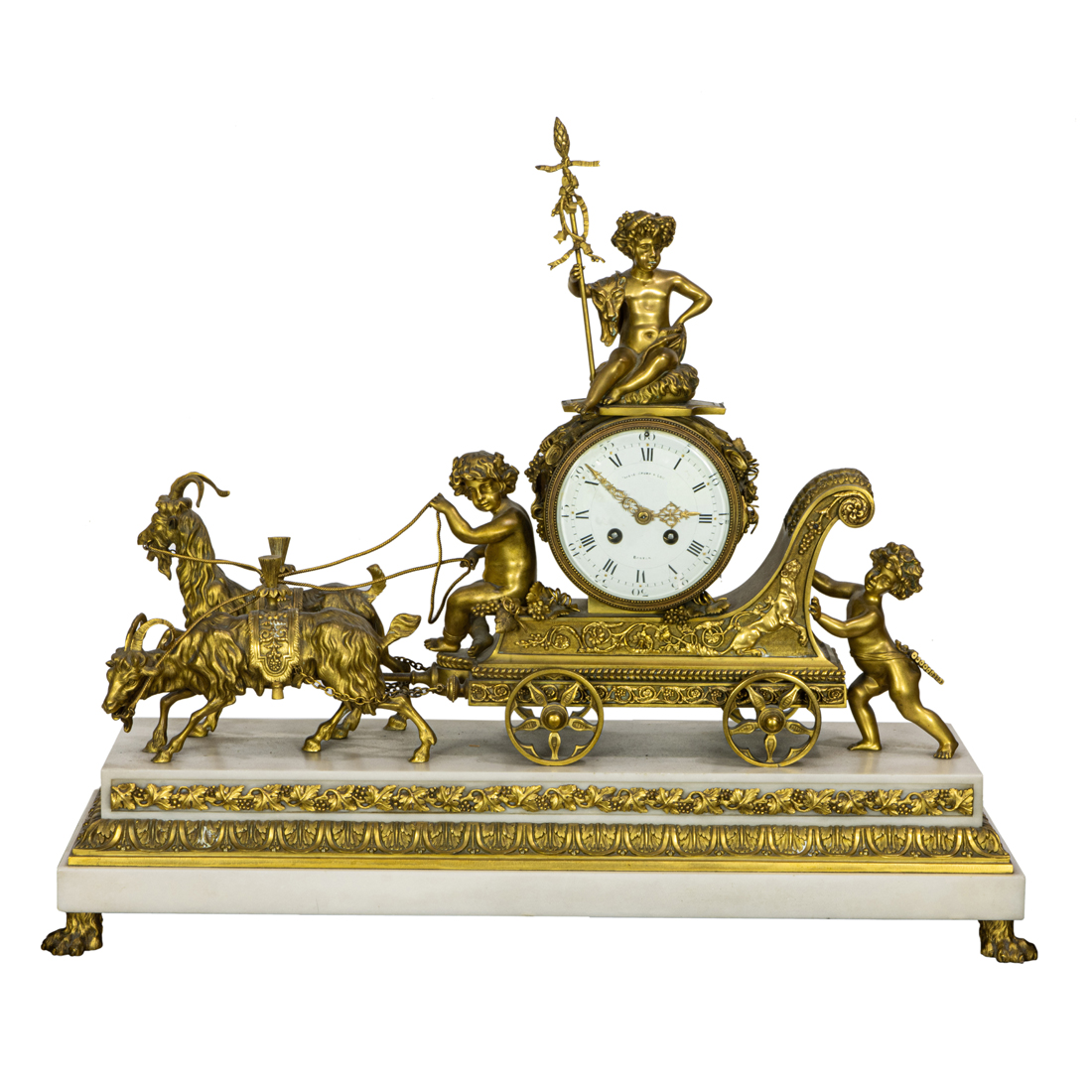 A LOUIS XVI STYLE GILT BRONZE AND 3ce09f