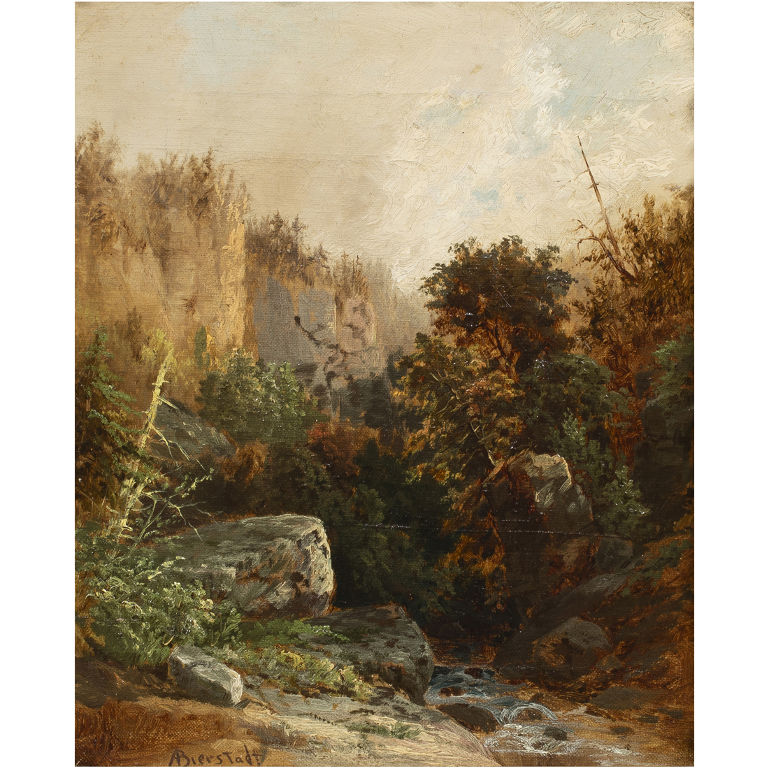 PAINTING, ALBERT BIERSTADT Albert