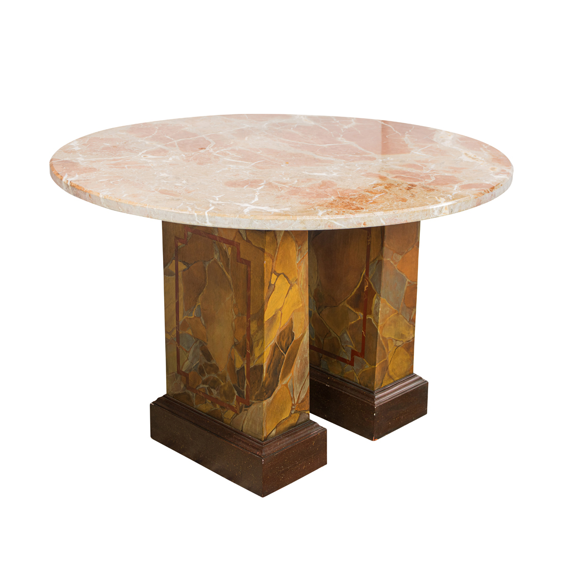 A CONTEMPORARY MARBLE CENTER TABLE 3ce1b8