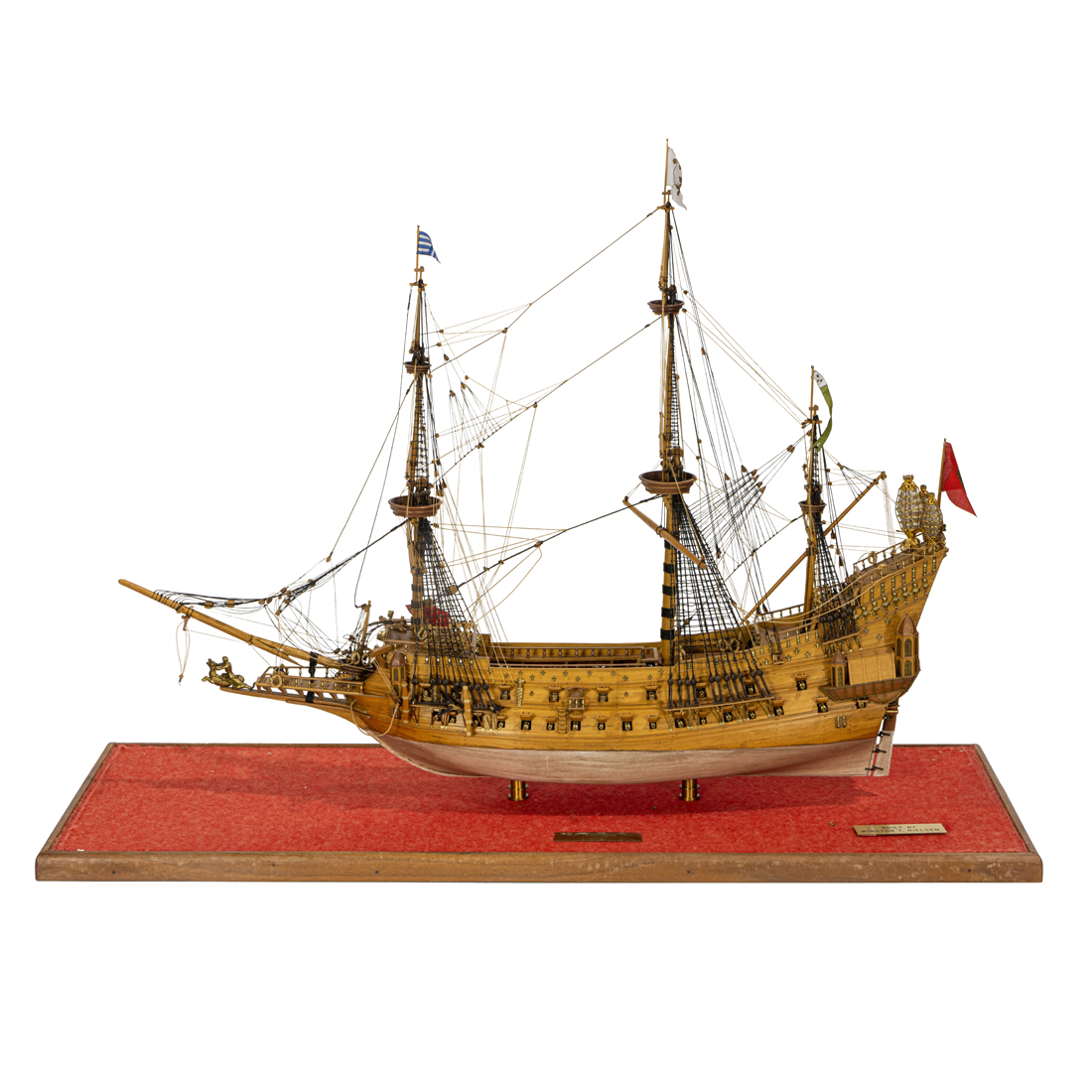 A SHIP MODEL OF THE LA COURONNE