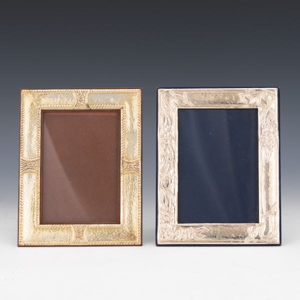 TWO ITALIAN STERLING FRAMES Two 3cbba5