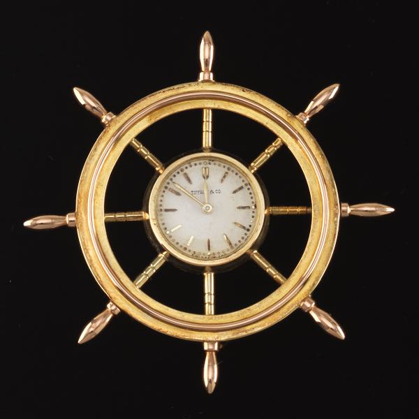 14K LADIES SHIP S WHEEL FORM WATCHPIN 3cbc2f