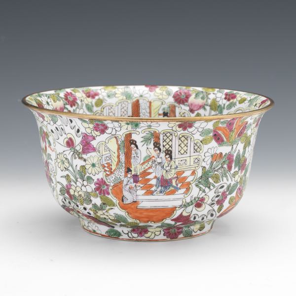 CHINESE FAMILLE ROSE BOWL 5" x