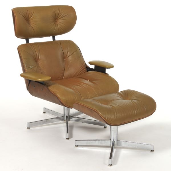 SELIG LOUNGE CHAIR AND OTTOMAN