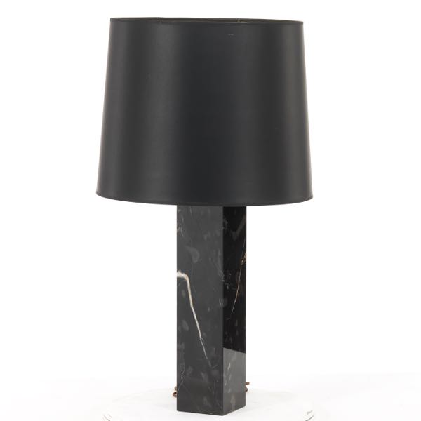 NESSEN STYLE BLACK MARBLE LAMP 3cbe32