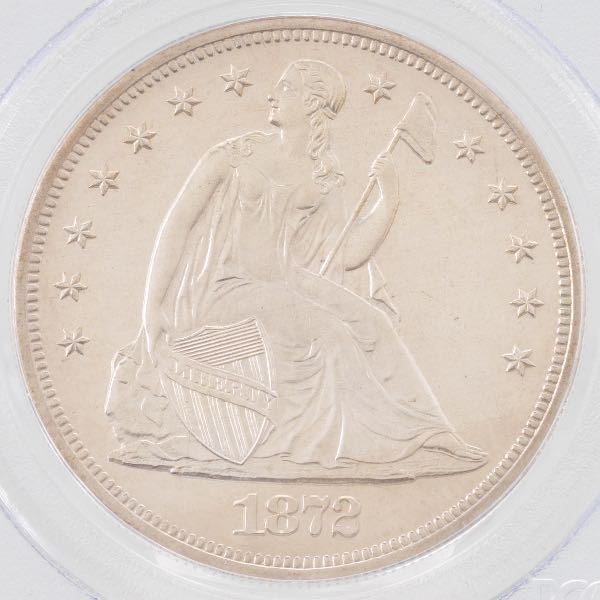 PCGS 1872 PROOF 63 CAMEO 1 SILVER 3cbe8a