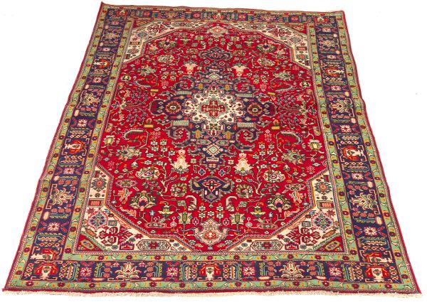 SEMI-ANTIQUE TABRIZ CARPET, CA. 1970S