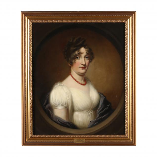 A REGENCY STYLE PORTRAIT OF A WOMAN