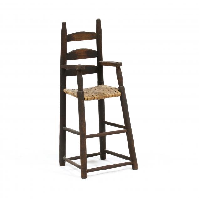 AN ANTIQUE SOUTHERN CHILD S HIGHCHAIR 3cc05f