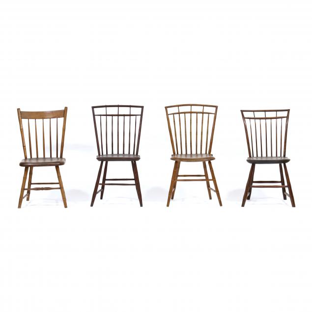 A GROUP OF FOUR AMERICAN WINDSOR