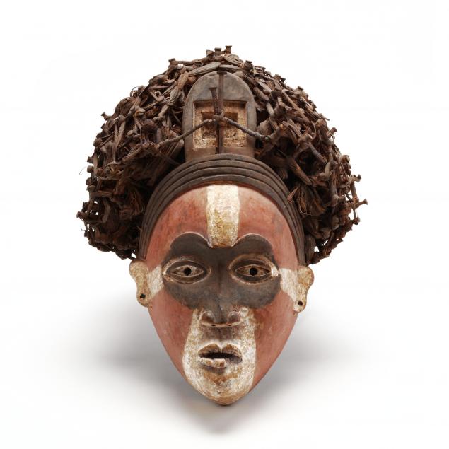 LARGE CENTRAL AFRICAN WOODEN MASK