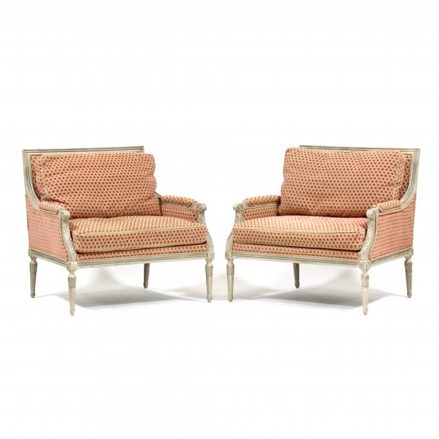 PAIR OF LOUIS XVI STYLE OVERSIZED 3cc0cf