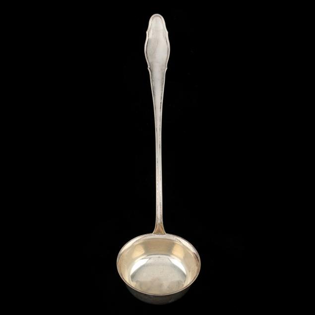 A GERMAN .800 SILVER PUNCH LADLE