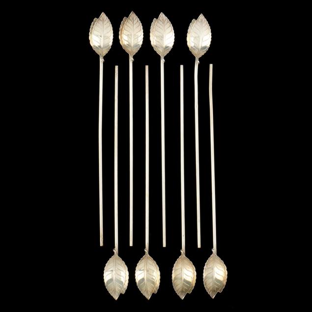 SET OF EIGHT TIFFANY CO STERLING 3cc1eb