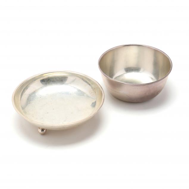 TWO KIRK STERLING SILVER BOWLS 3cc20a