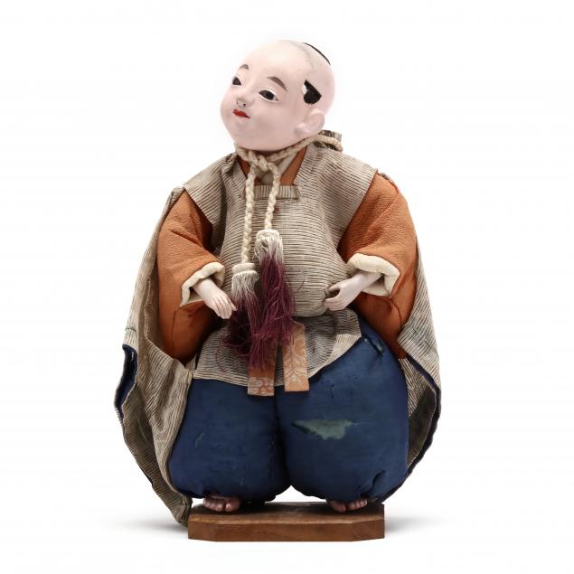 A JAPANESE ICHIMATSU BOY DOLL Late 19th