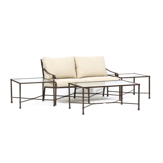 BROWN JORDAN, VENETIAN SETTEE AND