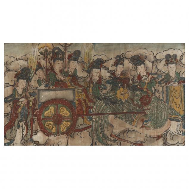 CHINESE SCHOOL PAINTING OF XI WANGMU 3cc51a