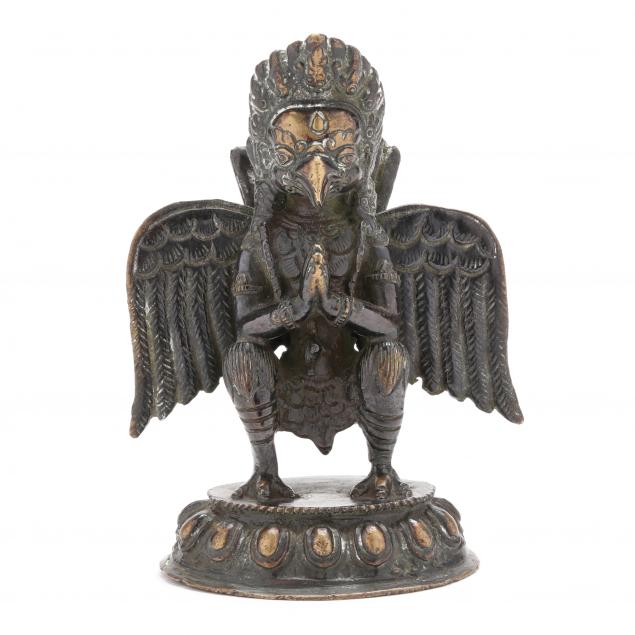 A NEPALESE BRONZE SCULPTURE OF 3cc521