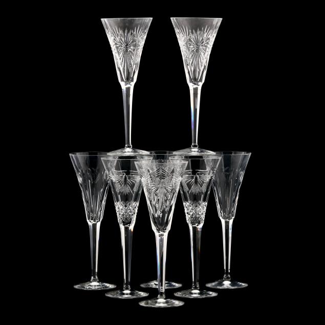 EIGHT WATERFORD CRYSTAL MILLENNIUM 3cc562