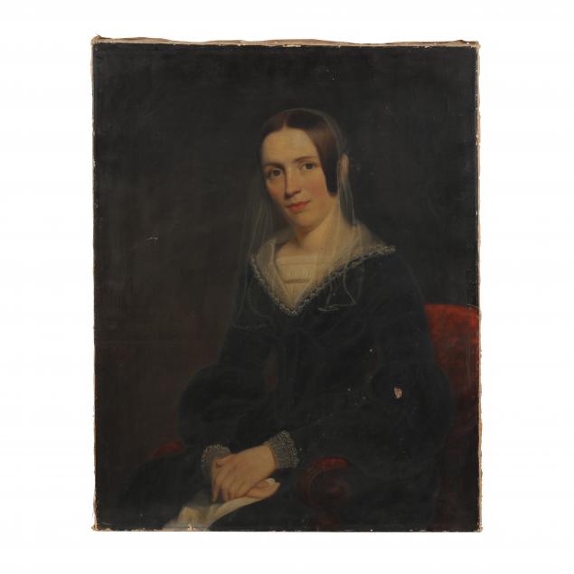 J. RINE (AMERICAN, 19TH CENTURY), PORTRAIT