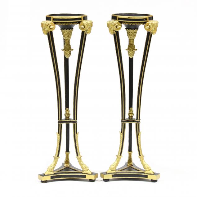 PAIR OF NEOCLASSICAL STYLE RAM S 3cc606