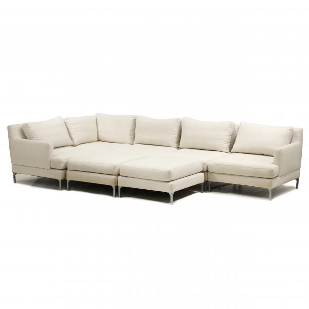 CONTEMPORARY UPHOLSTERED SECTIONAL 3cc67c