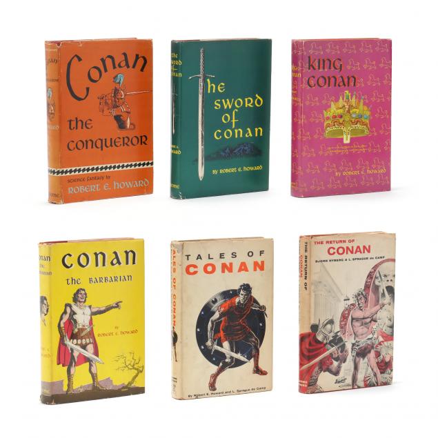 SIX GNOME PRESS CONAN FIRST EDITIONS 3cc690