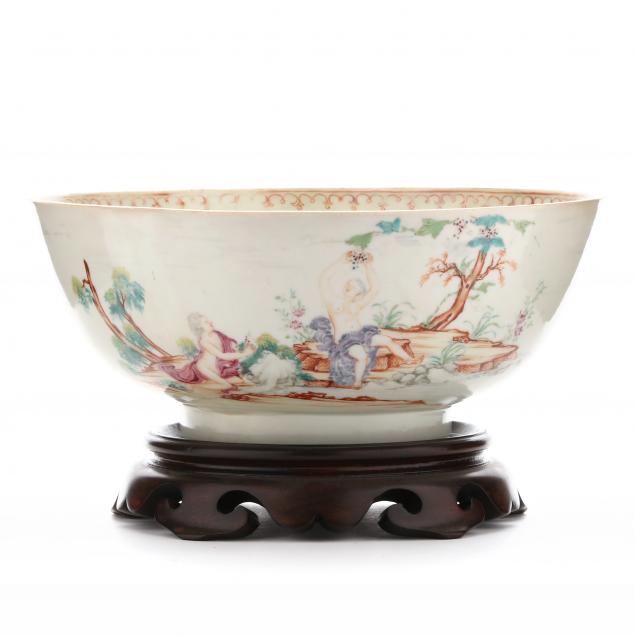 A CHINESE EXPORT PORCELAIN "JUDGEMENT