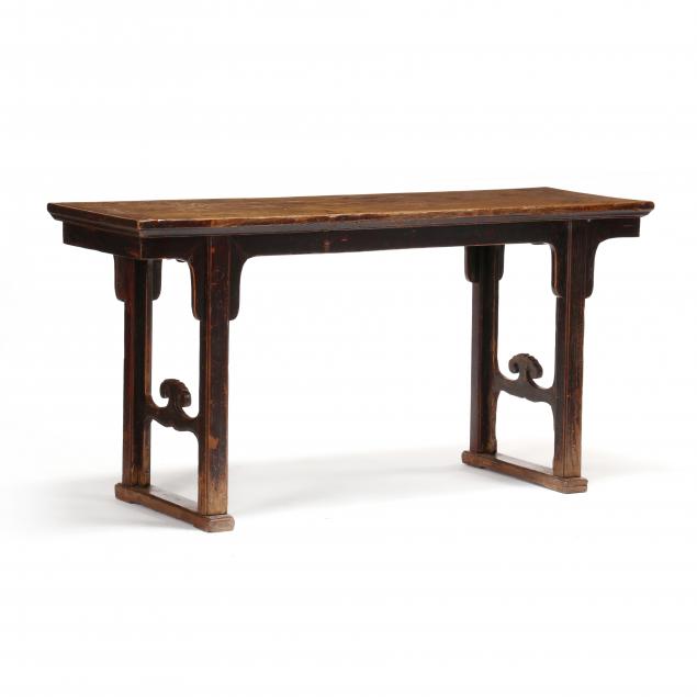 CHINESE ELM SCHOLAR S TABLE Qing 3cc748