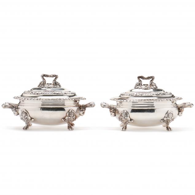 PAIR OF SHEFFIELD SILVER-PLATED