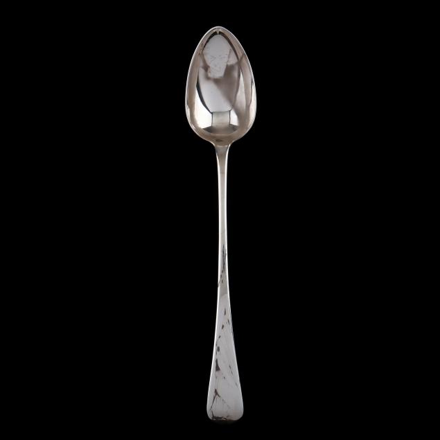 A GEORGE III SILVER SERVING SPOON  3cc762