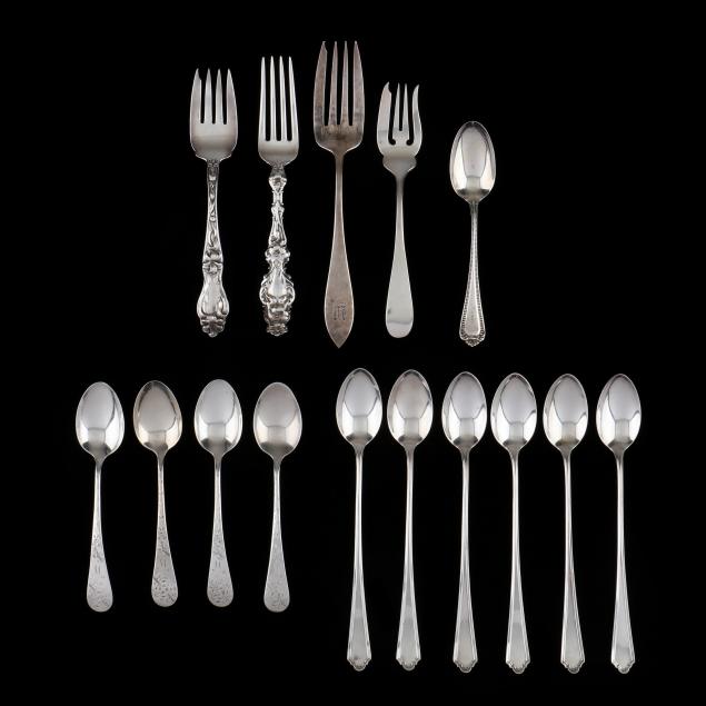 ASSORTMENT OF STERLING SILVER PLACE 3cc7dd