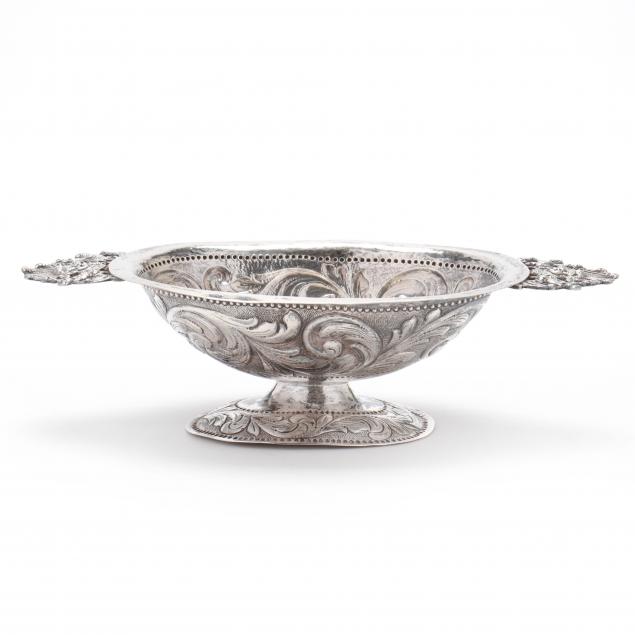 A DUTCH .900 SILVER BRANDY BOWL