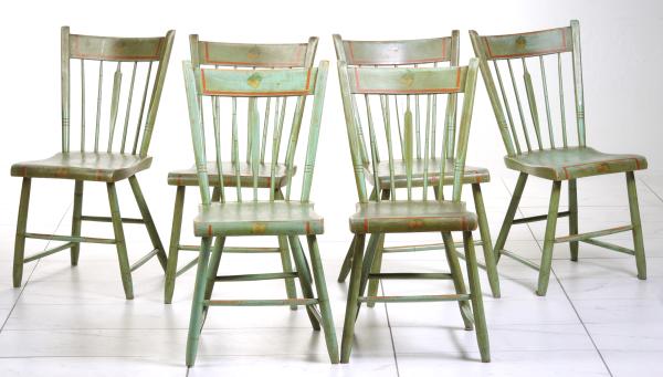 PENNSYLVANIA PAINT DECORATED CHAIRS 3cc848