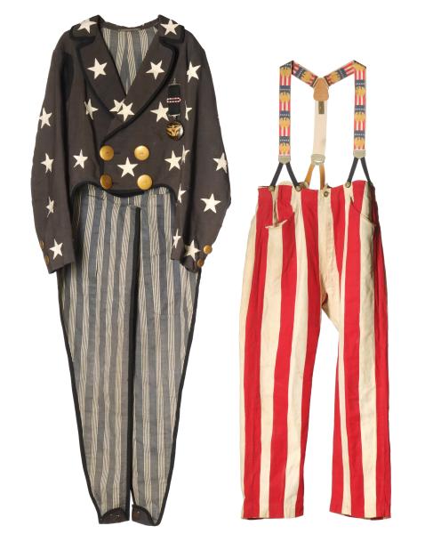 A CIRCA 1920S UNCLE SAM COSTUMEThe