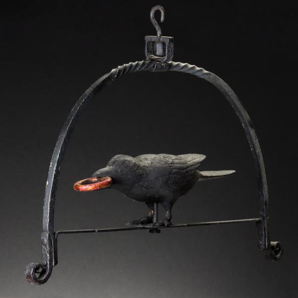 AN INTERESTING 19TH C. RAVEN AND