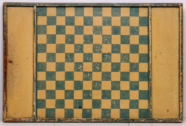 A 19C AMERICAN GAME BOARD IN OLD 3cc8b4