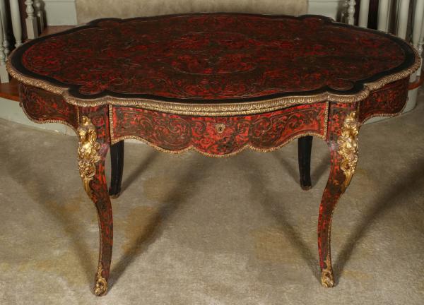 A LARGE 19TH C FRENCH BOULLE STYLE 3cc93a
