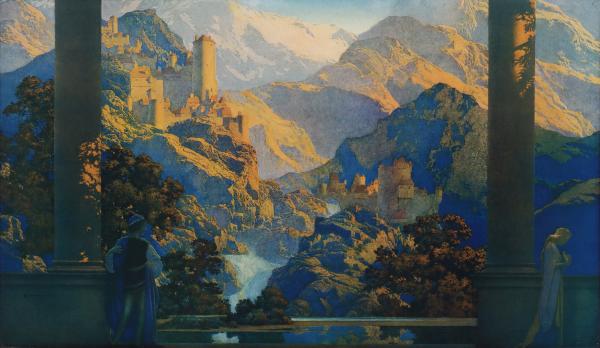 A SCARCE 1920S MAXFIELD PARRISH