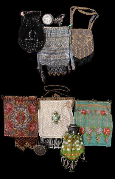 A COLLECTION OF ANTIQUE BEADED