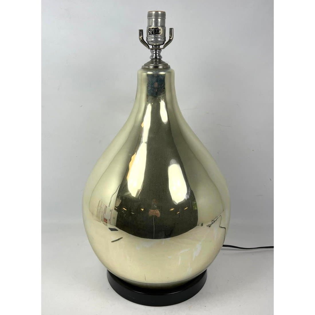 Vintage Mercury glass table lamp.