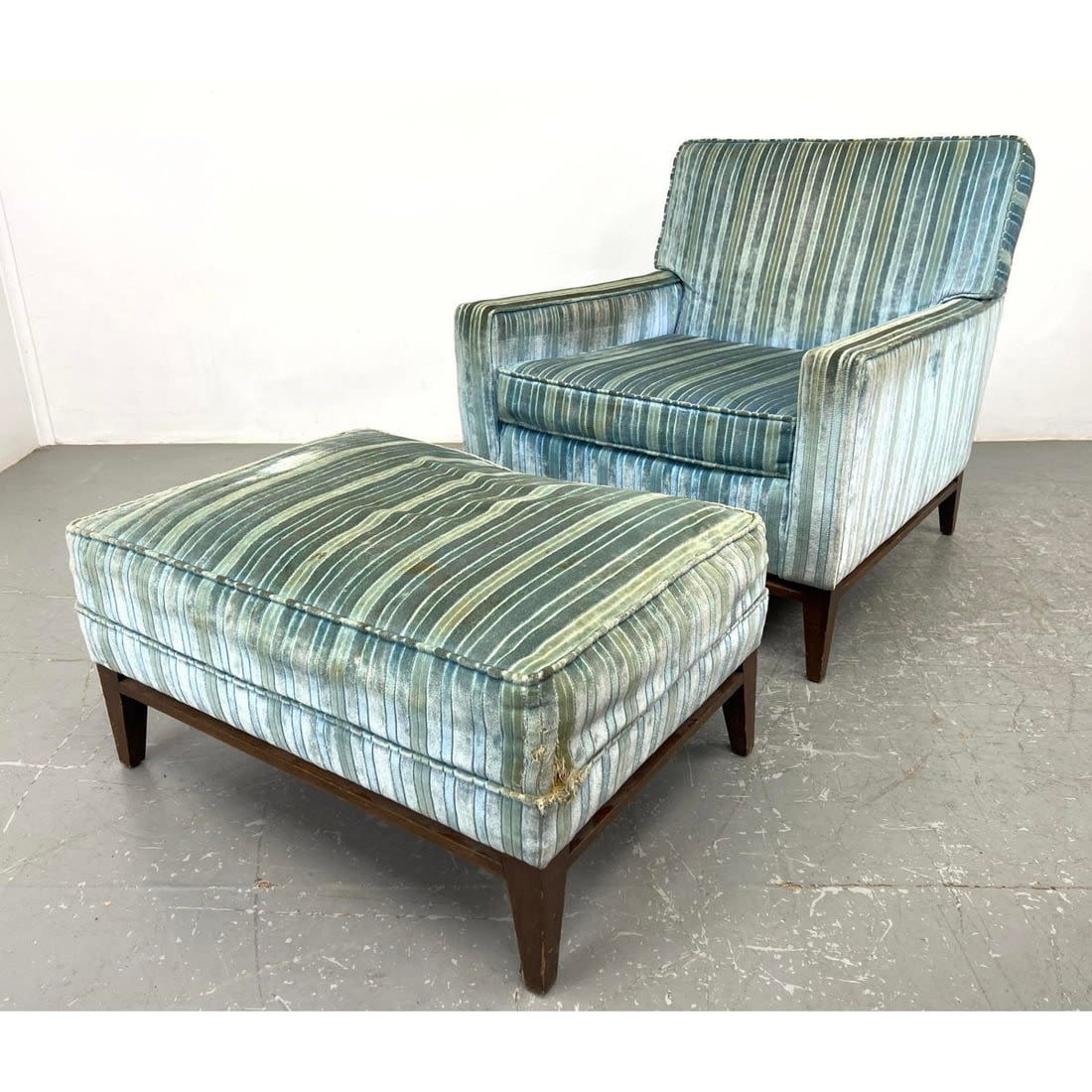 Dunbar Style Lounge Chair and Ottoman  3cf232