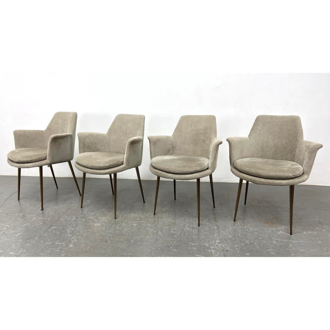 Set 4 WEST ELM Finley Arm Dining 3cf23c