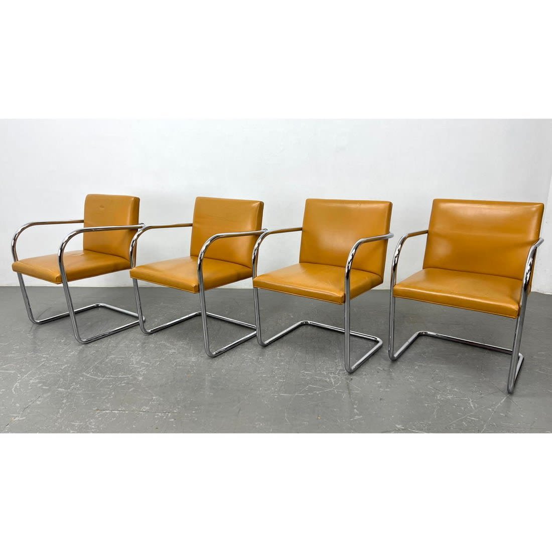 Set 4 Knoll Brno Chairs by Mies 3cf281
