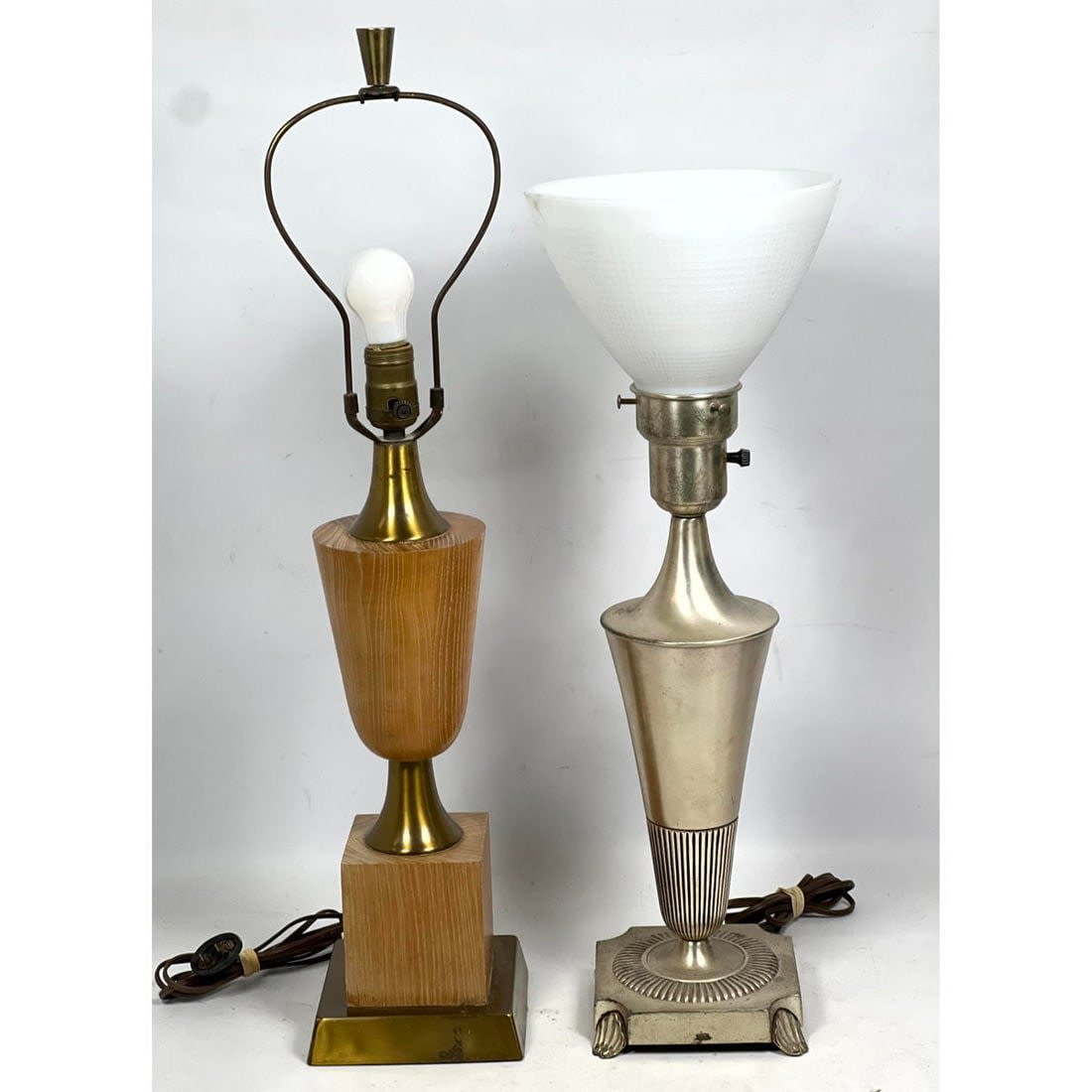 2pc Parzinger Style Table Lamps  3cf2a0