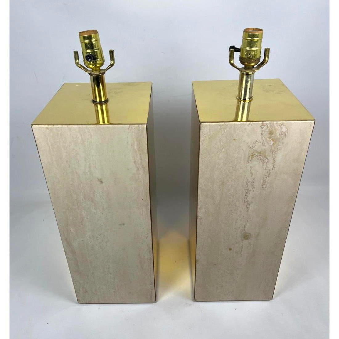 Pr Travertine Marble Brass Thick 3cf325