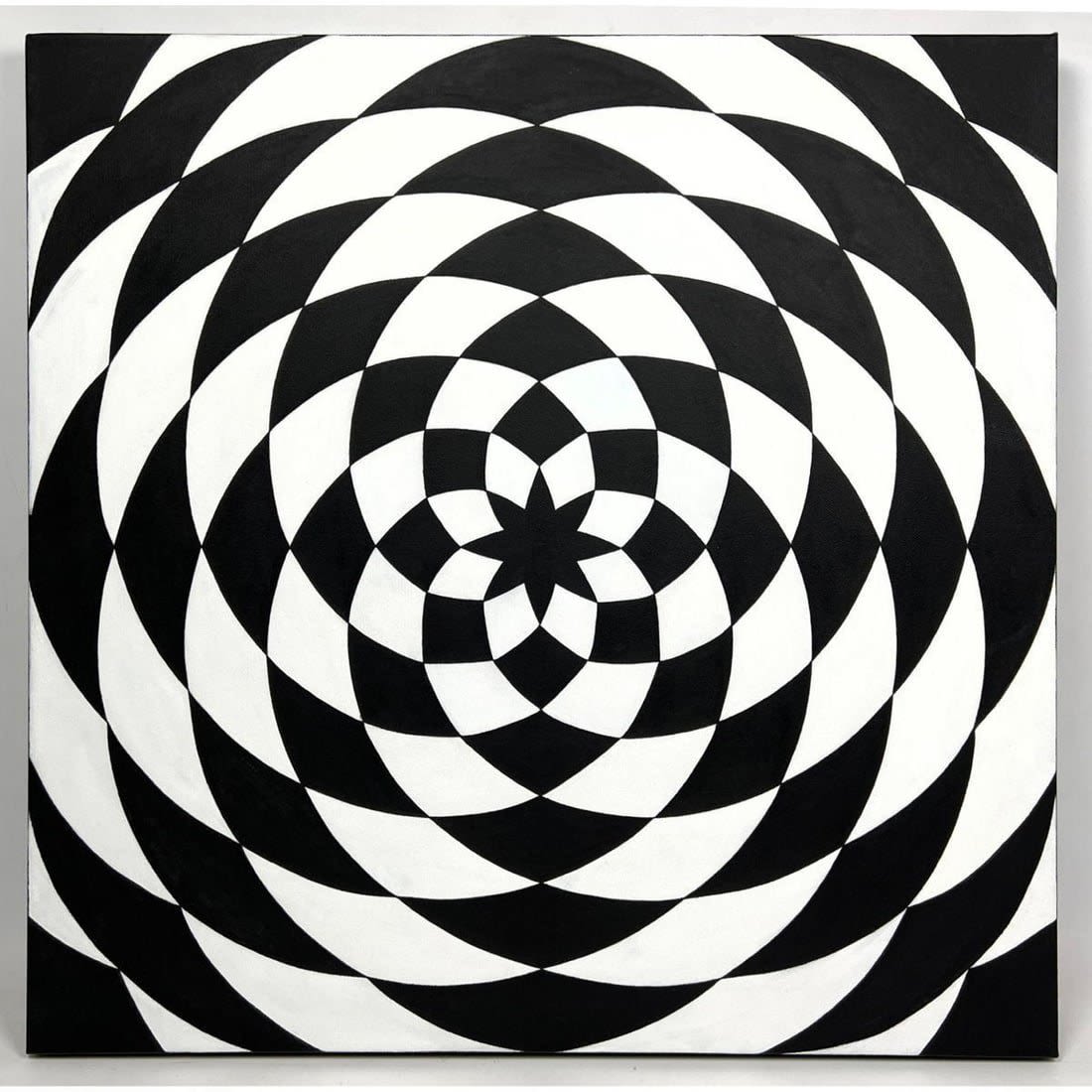 TIM RAY FISHER Painting OP ART 3cf326