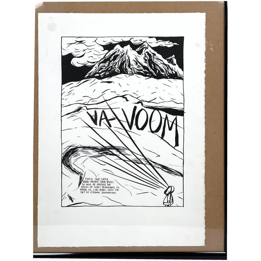 Raymond Pettibon VA VOOM Lithograph  3cf386